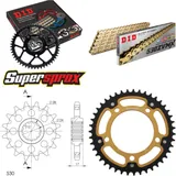 Kettensatz Stealth gold für: HONDA CBR600 F 91-96 15-43-108 DID530ZVM-X(G&G) Endlos