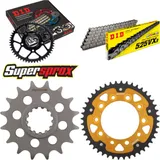 Kettensatz Stealth gold für: HONDA CBR600 F 99-00 16-44-108 DID525VX3 Endlos