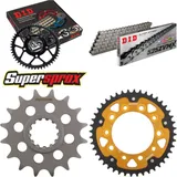 Kettensatz Stealth gold für: HONDA CBR600 F 99-00 16-44-108 DID525ZVM-X Endlos