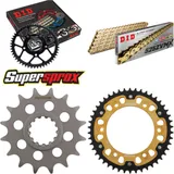 Kettensatz Stealth gold für: HONDA CBR600 FS Sport 01-10 16-46-108 DID525ZVM-X(G&G) Endlos