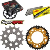 Kettensatz Stealth gold für: HONDA CB600 F Hornet /S 07-1 16-43-118 DID525VX3 Niet