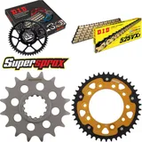 Chain Kit Stealth gold for: HONDA CB600 F Hornet /S 07-1 16-43-118 DID525VX3(G&B) endless