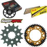 Kettensatz Stealth gold für: HONDA CB600 F Hornet /S 98-06 15-42-110 DID525VX3(G&B) Endlos