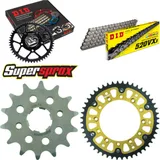 Kettensatz Stealth gold für: HONDA XR500 R 81-86/XR600 R 14-48-110 DID520VX3 Clip