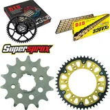 Kettensatz Stealth gold für: HONDA XR500 R 81-86/XR600 R 14-48-110 DID520VX3(G&B) Clip
