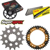 Chain Kit Stealth gold for: HONDA CBR600 RR 07-15 16-41-112 DID525VX3 rivet