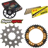 Chain Kit Stealth gold for: HONDA CBR600 RR 07-15 16-41-112 DID525VX3(G&B) rivet Chain Kit Stealth gold for: HONDA CBR600 RR 07-15 16-41-112 DID525VX3(G&B) rivet