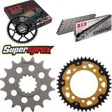 Chain Kit Stealth gold for: HONDA CBF600 /N /S 08-13 16-42-124 DID525ZVM-X endless