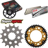 Kettensatz Stealth gold für: HONDA CBF600 /N /S 08-13 16-42-124 DID525ZVM-X(S&S) Endlos