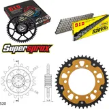 Kettensatz Stealth gold für: HONDA NC750 SA 14-15/SD 14-1 17-43-114 DID520VX3 Niet Kettensatz Stealth gold für: HONDA NC750 SA 14-15/SD 14-1 17-43-114 DID520VX3 Niet