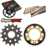 Kettensatz Stealth gold für: HONDA CBR900 R Fireblade 92-95 16-42-108 DID530ZVM-X(G&G) Niet