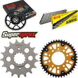 Chain Kit Stealth gold for: HONDA VF1000 F Interceptor 8 17-43-110 DID530VX3 endless