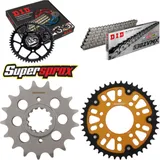 Kettensatz Stealth gold für: HONDA CBR1000 F 87-88/VF1000 17-43-114 DID530ZVM-X Endlos