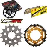 Chain Kit Stealth gold for: HONDA XL1000 V Varadero 99-1 16-47-112 DID525VX3(G&B) endless