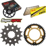 Chain Kit Stealth gold for: HONDA CBF1000 F 06-10/CBF100 16-43-120 DID530VX3(G&B) endless