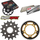 Kettensatz Stealth gold für: HONDA CBF1000 F 06-10/CBF100 16-43-120 DID530ZVM-X(S&S) Endlos
