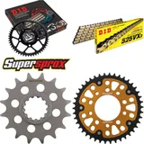 Kettensatz Stealth gold für: HONDA CBR1000 L/LA/LD 16- 16-42-124 DID525VX3(G&B) Endlos