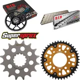 Kettensatz Stealth gold für: HONDA CBR1000 L/LA/LD 16- 16-42-124 DID525ZVM-X(S&S) Niet