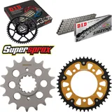 Kettensatz Stealth gold für: HONDA CBR1100 XX Blackbird, 17-44-110 DID530ZVM-X Endlos