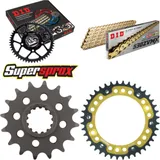 Chain Kit Stealth gold for: HONDA VTR1000 SP1 00-01 16-40-104 DID530ZVM-X(G&G) rivet