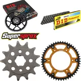 Chain Kit Stealth gold HM CRF230 Easy 04-06 13-50-110 DID520 Clip