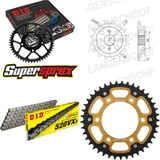 Kettensatz Stealth gold für: DUCATI 600 SS 95-99 14-41-098 DID520VX3 Niet