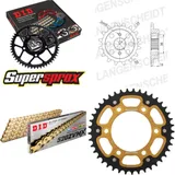 Chain Kit Stealth gold for: DUCATI 600 SS 95-99 14-41-098 DID520ZVM-X(G&G) rivet