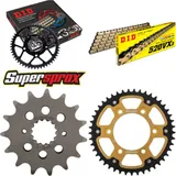 Chain Kit Stealth gold for: DUCATI 695 Monster 08-08/696 15-45-108 DID520VX3(G&B) endless