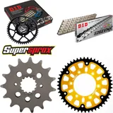 Kettensatz Stealth gold für: DUCATI 620 Monster /s i.e./i 15-48-106 DID520ZVM-X(S&S) Endlos