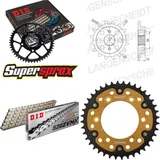 Kettensatz Stealth gold für: DUCATI 750 SS 99-01 14-40-100 DID520ZVM-X(S&S) Endlos Kettensatz Stealth gold für: DUCATI 750 SS 99-01 14-40-100 DID520ZVM-X(S&S) Endlos