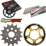 Kettensatz Stealth gold für: DUCATI 800 Scrambler 15-16/8 15-46-104 DID520ZVM-X(S&S) Niet