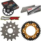 Kettensatz Stealth gold für: DUCATI 800 Sport /Supersport 15-39-098 DID520ZVM-X Niet