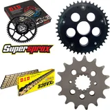 Kettensatz Stealth Edge schwarz für: DUCATI 800 Monster S 15-42-104 DID520VX3(G&B) Endlos
