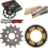 Chain Kit Stealth gold for: DUCATI 900 Monster i.e. 00-02 15-38-100 DID520ZVM-X(G&G) endless