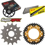 Chain Kit Stealth gold for: DUCATI Sport Touring ST4s /A 15-38-102 DID525VX3 endless