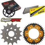 Chain Kit Stealth gold for: DUCATI Monster 1000 i.e. /s 15-39-100 DID525VX3 rivet