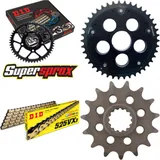 Kettensatz Stealth Edge schwarz für: DUCATI 1198 09-11/11 15-38-098 DID525VX3(G&B) Niet