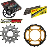 Kettensatz Stealth gold für: YAMAHA YZ85 /LW 19``/16`` 14-52-132 DID428VX Endlos