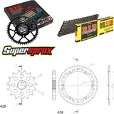 Chain Kit Stealth gold for: YAMAHA TDR125 89-92 16-53-136 DID428D Clip