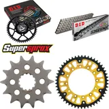 Kettensatz Stealth gold für: YAMAHA WR250 00-01/YZ250 99- 14-50-114 DID520ZVM-X Niet