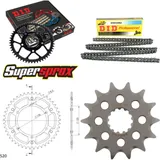 Kettensatz Stealth silber für: YAMAHA TDR250 88-90 14-45-108 DID520NZ Clip Kettensatz Stealth silber für: YAMAHA TDR250 88-90 14-45-108 DID520NZ Clip