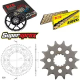 Kettensatz Stealth gold für: YAMAHA WR450 F 03-06 14-51-116 DID520VX3(G&B) Niet