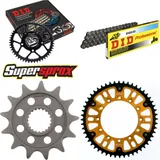 Chain Kit Stealth gold for: YAMAHA WR250 F 05-06 13-52-116 DID520 Clip
