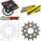 Kettensatz Stealth gold für: YAMAHA YZ450 F 05-05 14-51-114 DID520VX3 Clip