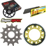 Chain Kit Stealth gold for: YAMAHA YZ125 09-15/YZ250 F 0 13-48-114 DID520 Clip
