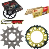 Chain Kit Stealth gold for: YAMAHA YZ125 09-15/YZ250 F 0 13-48-114 DID520ERT2(G&G) Clip