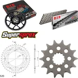 Kettensatz Stealth gold für: YAMAHA YZF R3 350 14- 14-43-112 DID520ZVM-X Niet
