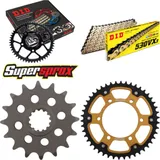 Kettensatz Stealth gold für: YAMAHA FZ6 Fazer 04-06/FZ6 F 16-46-118 DID530VX3(G&B) Endlos