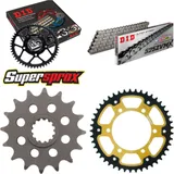 Kettensatz Stealth gold für: YAMAHA YZF600 R6 06-06 16-45-116 DID525ZVM-X Niet