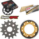 Kettensatz Stealth gold für: YAMAHA XT660 R 04-15/XT660 X 15-45-110 DID520ZVM-X(G&G) Niet